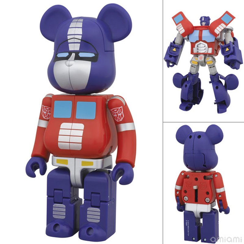 Offcial Images Bearbrick Transforming G1 Optimus Prime and